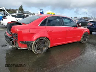 2008 Audi A4 2.0T with VIN WAUAF78E38A051961, listed as a Copart auction lot 86548634 with 170,675 mi miles and Salvage Title. Bid and sale history available at carsss.com. Image 3.