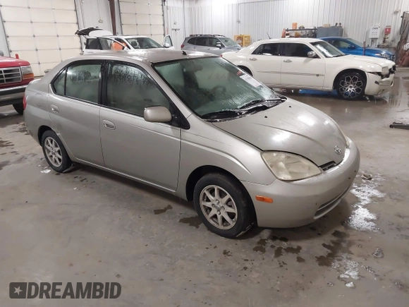 2002 Toyota Prius with VIN JT2BK18U020054717, listed as a IAAI auction lot 41358106 with 264,098 mi miles. Bid and sale history available at carsss.com. Image 1.