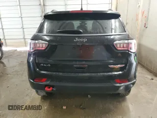 2020 Jeep Compass Trailhawk with VIN 3C4NJDDB0LT159324, listed as a Copart auction lot 50961595 with 86,446 mi miles and Salvage Title. Bid and sale history available at carsss.com. Image 6.