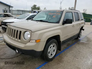 2017 Jeep Patriot Sport with VIN 1C4NJPBB2HD104004, listed as a Copart auction lot 73212434 with 154,424 mi miles and Salvage Title. Bid and sale history available at carsss.com. Image 1.