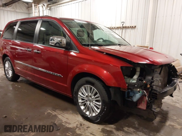 2015 Chrysler Town & Country Touring-L with VIN 2C4RC1CG4FR590814, listed as a IAAI auction lot 41703050 with 97,470 mi miles. Bid and sale history available at carsss.com. Image 1.