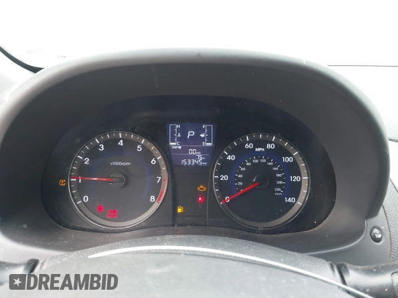 2016 Hyundai Accent SE with VIN KMHCT4AE0GU941453, listed as a IAAI auction lot 42533753 with 153,345 mi miles and . Bid and sale history available at DreamBid. Image 7.