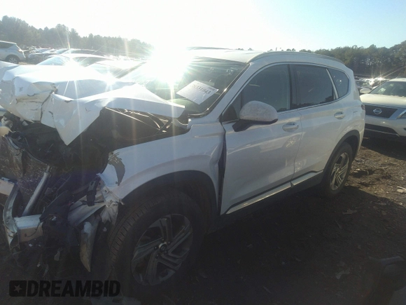 2021 Hyundai Santa Fe SEL z VIN 5NMS24AJ5MH340722, wystawiony jako IAAI lot #38331843 z przebiegiem 85 052 mil mil oraz . Historia ofert i sprzedaży dostępna na DreamBid. Obrazek 2.