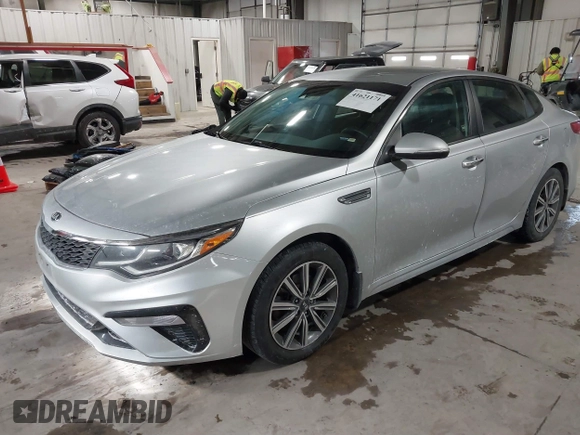2019 Kia Optima LX with VIN 5XXGT4L39KG354118, listed as a IAAI auction lot 41621171 with 96,441 mi miles. Bid and sale history available at carsss.com. Image 17.