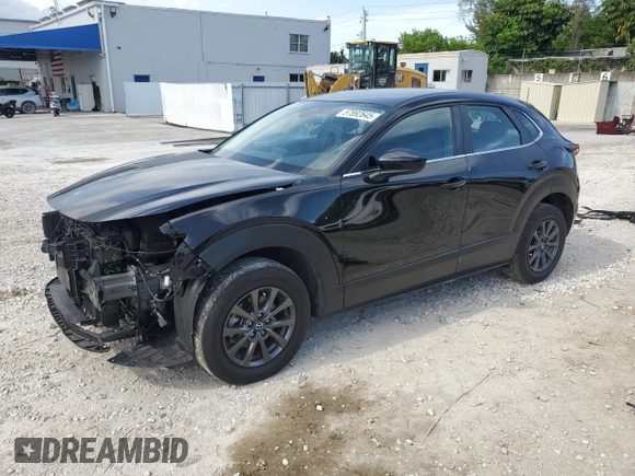 2023 Mazda CX-30 S z VIN 3MVDMBAM1PM537694, wystawiony jako Copart lot #57892645 z przebiegiem 28 733 mil mil oraz Szkoda całkowita • Salvage title. Historia ofert i sprzedaży dostępna na DreamBid. Obrazek 1.