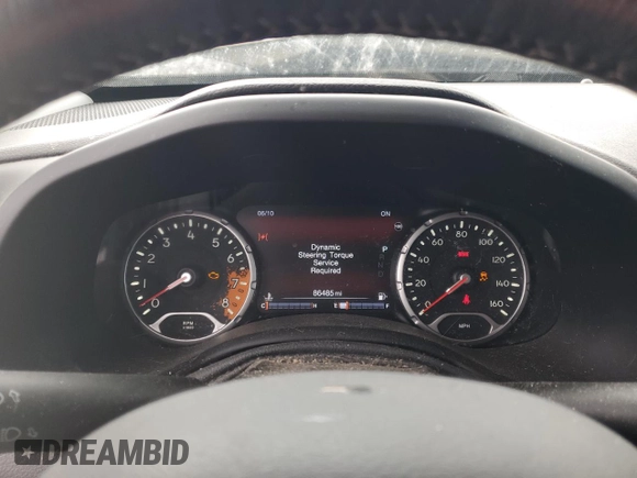 2016 Jeep Renegade Limited with VIN ZACCJBDT4GPC71366, listed as a Copart auction lot 58951425 with 86,485 mi miles and Non repairable. Bid and sale history available at DreamBid. Image 9.