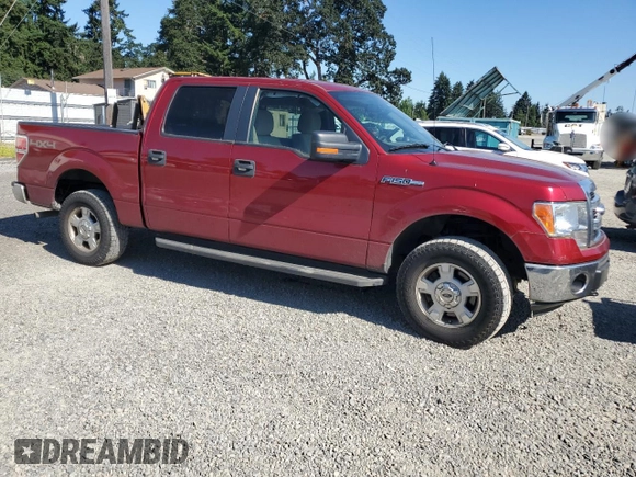 2013 Ford F-150 XL with VIN 1FTFW1EF1DFA75532, listed as a Copart auction lot 64324395 with 135,654 mi miles and Salvage title. Bid and sale history available at DreamBid. Image 4.