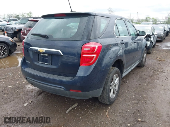 2017 Chevrolet Equinox LS with VIN 2GNALBEK3H1545120, listed as a IAAI auction lot 42132802 with 449,913 mi miles. Bid and sale history available at carsss.com. Image 4.