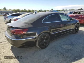 2013 Volkswagen CC R-Line with VIN WVWBP7AN0DE553831, listed as a Copart auction lot 61788784 with 134,430 mi miles and Salvage Title. Bid and sale history available at carsss.com. Image 3.