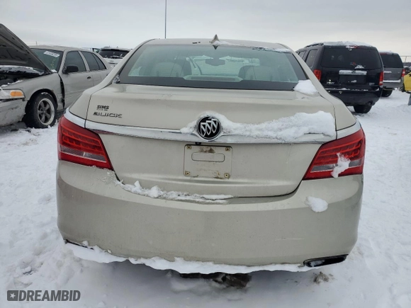 2016 Buick LaCrosse with VIN 1G4GA5G3XGF170202, listed as a Copart auction lot 41608595 with 106,250 mi miles and Salvage Title. Bid and sale history available at carsss.com. Image 6.