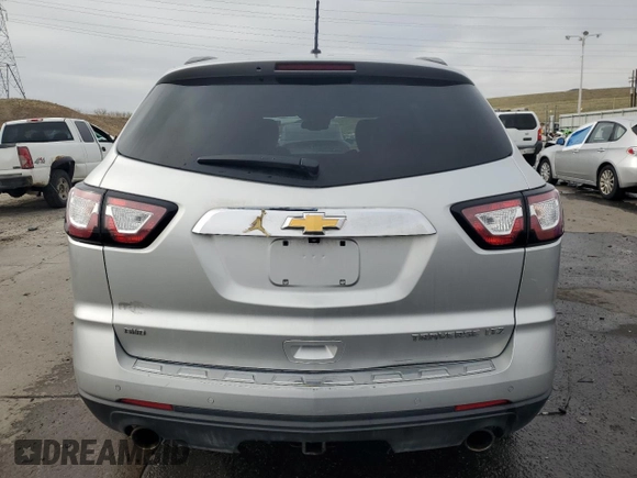 2015 Chevrolet Traverse LTZ with VIN 1GNKVJKD9FJ382751, listed as a Copart auction lot 50823015 with 131,877 mi miles and Salvage Title. Bid and sale history available at DreamBid. Image 6.