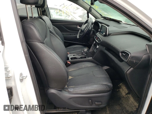 2019 Hyundai Santa Fe Ultimate with VIN 5NMS5CAA7KH023491, listed as a Copart auction lot 62713402 with 0 mi miles. Bid and sale history available at carsss.com. Image 5.