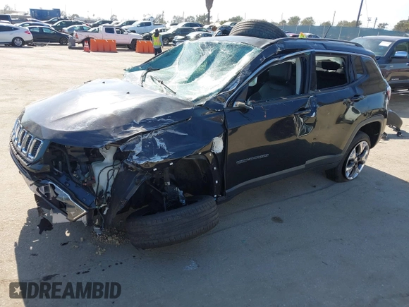 2019 Jeep Compass Limited with VIN 3C4NJDCB6KT653901, listed as a IAAI auction lot 42338815 with 87,909 mi miles and . Bid and sale history available at DreamBid. Image 18.