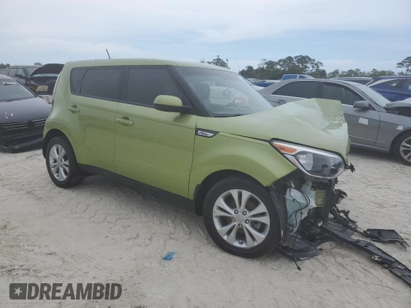 2016 Kia Soul + with VIN KNDJP3A54G7826301, listed as a Copart auction lot 55301985 with Not Provided miles and Salvage Title. Bid and sale history available at DreamBid. Image 4.