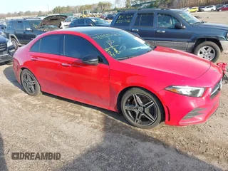 2019 Mercedes-Benz A 220 with VIN WDD3G4FB3KW025439, listed as a IAAI auction lot 41911671 with 59,187 mi miles and . Bid and sale history available at DreamBid. Image 1.