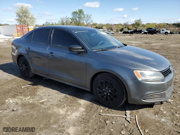 2011 Volkswagen Jetta Sedan S with VIN 3VW1K7AJ2BM048790, listed as a Copart auction lot 52050705 with 209,736 mi miles and Salvage Title. Bid and sale history available at carsss.com. Image 4.