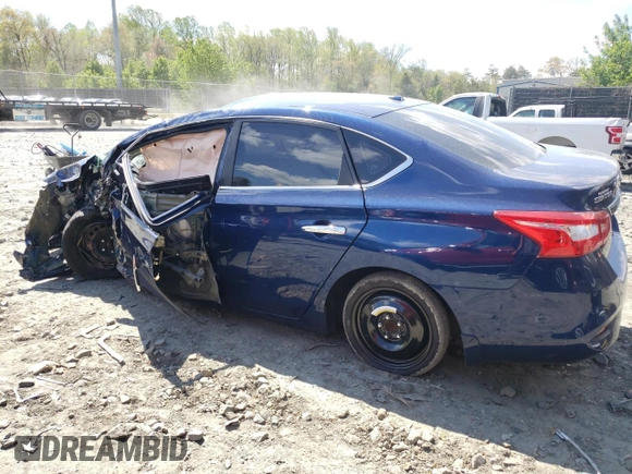 2016 Nissan Sentra SV with VIN 3N1AB7AP4GY319746, listed as a Copart auction lot 53178705 with Not Provided miles and Salvage Title. Bid and sale history available at DreamBid. Image 2.