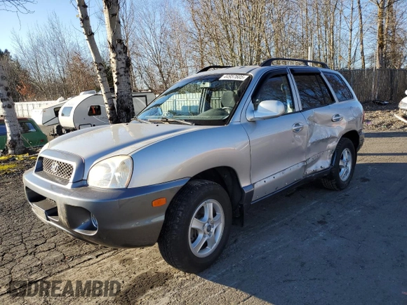 2003 Hyundai Santa Fe GLS with VIN KM8SC73D93U534436, listed as a Copart auction lot 44957605 with 123,519 mi miles and Salvage Title. Bid and sale history available at carsss.com. Image 1.
