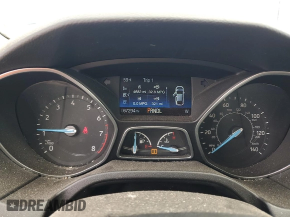 2018 Ford Focus SE with VIN 1FADP3F29JL274455, listed as a Copart auction lot 53339445 with 67,294 mi miles and Non repairable. Bid and sale history available at DreamBid. Image 9.