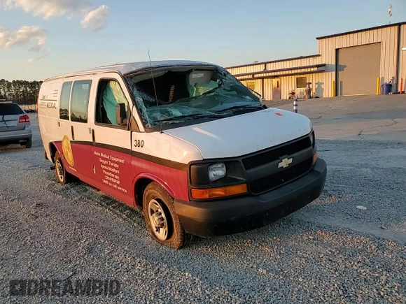 2016 Chevrolet Express Cargo with VIN 1GCWGAFF1G1124774, listed as a Copart auction lot 83574214 with 270,050 mi miles and Salvage title. Bid and sale history available at DreamBid. Image 10.