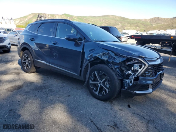 2023 Kia Sportage Hybrid EX with VIN KNDPVCAG2P7038974, listed as a Copart auction lot 49183845 with 21,433 mi miles and Salvage Title. Bid and sale history available at carsss.com. Image 4.