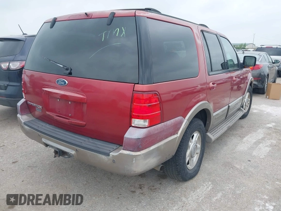 2004 Ford Expedition Eddie Bauer with VIN 1FMFU17L74LA46624, listed as a IAAI auction lot 41928841 with 240,572 mi miles. Bid and sale history available at carsss.com. Image 4.
