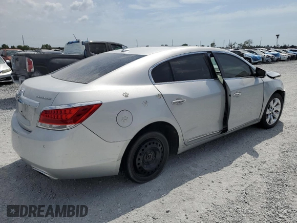 2012 Buick LaCrosse Premium 3 with VIN 1G4GH5E32CF141043, listed as a Copart auction lot 50089965 with 185,515 mi miles and Salvage title. Bid and sale history available at DreamBid. Image 3.