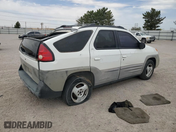 2001 Pontiac Aztek GT z VIN 3G7DA03E91S530482, wystawiony jako Copart lot #56634305 z przebiegiem 191 798 mil mil oraz Nie do naprawy • Non repairable. Historia ofert i sprzedaży dostępna na DreamBid. Obrazek 3.