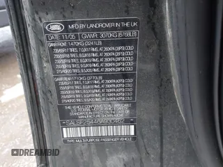 2006 Land Rover Range Rover Sport HSE с VIN SALSF25446A930462, выставлен на аукционе IAAI как лот 41520795 с пробегом 169 073 миль миль и . История ставок и продаж доступна на DreamBid. Изображение 9.