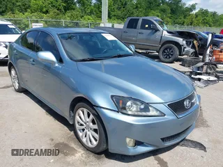 2006 Lexus IS 250 z VIN JTHCK262762005185, wystawiony jako IAAI lot #42260912 z przebiegiem 131 653 mil mil oraz . Historia ofert i sprzedaży dostępna na DreamBid. Obrazek 1.