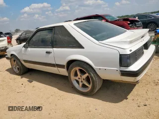 1989 Ford Mustang with VIN 1FABP41E3KF176536, listed as a Copart auction lot 58233075 with 17,202 mi miles and Salvage title. Bid and sale history available at DreamBid. Image 2.