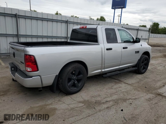 2018 Ram 1500 Express with VIN 1C6RR7FG2JS235099, listed as a Copart auction lot 56705475 with 105,475 mi miles and Clean title. Bid and sale history available at DreamBid. Image 3.