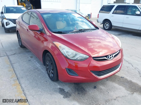 2012 Hyundai Elantra GLS with VIN KMHDH4AE8CU466814, listed as a IAAI auction lot 41933252 with 134,640 mi miles. Bid and sale history available at carsss.com. Image 6.