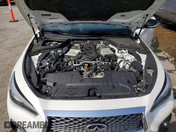 2020 Infiniti Q50 Red Sport 400 с VIN JN1FV7AP4LM630040, выставлен на аукционе Copart как лот 53489304 с пробегом 38 338 миль миль и Списание • Salvage title. История ставок и продаж доступна на DreamBid. Изображение 11.