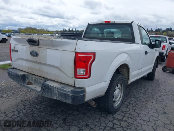2017 Ford F-150 XL with VIN 1FTMF1C86HKD60722, listed as a IAAI auction lot 41921827 with 125,622 mi miles. Bid and sale history available at carsss.com. Image 4.