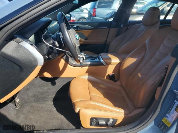 2022 BMW 8 Series 840i with VIN WBAGV4C06NCH19830, listed as a Copart auction lot 51571484 with 31,335 mi miles and Salvage Title. Bid and sale history available at carsss.com. Image 7.