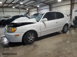 2005 Hyundai Accent GLS with VIN KMHCG35C55U346571, listed as a Copart auction lot 81104844 with 0 mi miles and Salvage Title. Bid and sale history available at carsss.com. Image 1.