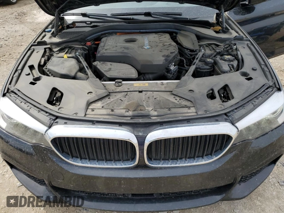 2018 BMW 5 Series 530e xDrive with VIN WBAJB1C51JG623953, listed as a Copart auction lot 51149905 with 86,799 mi miles and Salvage title. Bid and sale history available at DreamBid. Image 11.