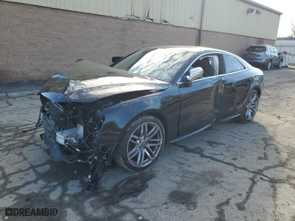 2016 Audi S5 Premium Plus with VIN WAUC4AFR7GA018655, listed as a Copart auction lot 86978284 with 0 mi miles and Salvage Title. Bid and sale history available at carsss.com. Image 1.