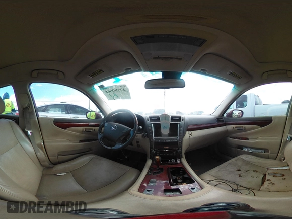 2008 Lexus LS 460 z VIN JTHBL46F485058127, wystawiony jako IAAI lot #42589668 z przebiegiem 206 354 mil mil oraz . Historia ofert i sprzedaży dostępna na DreamBid. Obrazek 18.