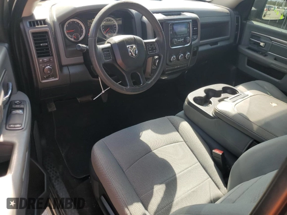 2017 Ram 1500 Express with VIN 3C6JR6AT0HG664982, listed as a Copart auction lot 77386684 with 109,175 mi miles and Salvage title. Bid and sale history available at DreamBid. Image 8.