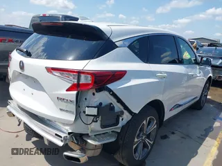 2024 Acura RDX Advance with VIN 5J8TC2H74RL001800, listed as a IAAI auction lot 42173800 with 6,676 mi miles and . Bid and sale history available at DreamBid. Image 4.
