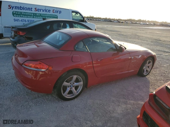 2010 BMW Z4 sDrive30i with VIN WBALM5C55AE377253, listed as a Copart auction lot 74230184 with 0 mi miles and Salvage Title. Bid and sale history available at carsss.com. Image 3.