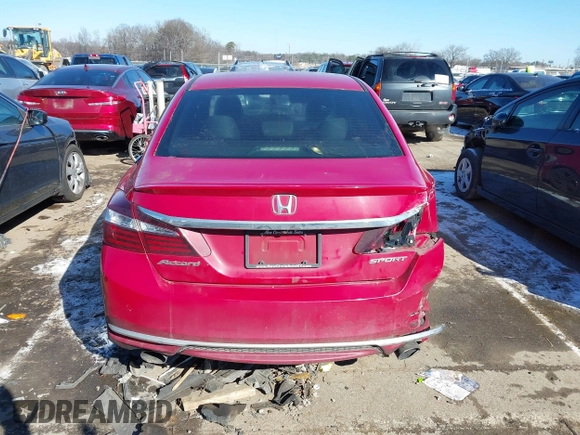 2016 Honda Accord Sport with VIN 1HGCR2F5XGA096551, listed as a IAAI auction lot 41354828 with 264,720 mi miles and . Bid and sale history available at DreamBid. Image 16.