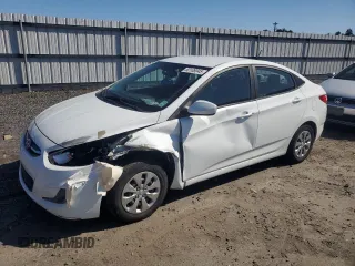2016 Hyundai Accent SE with VIN KMHCT4AE3GU139298, listed as a Copart auction lot 50108045 with 132,813 mi miles and Salvage Title. Bid and sale history available at carsss.com. Image 1.
