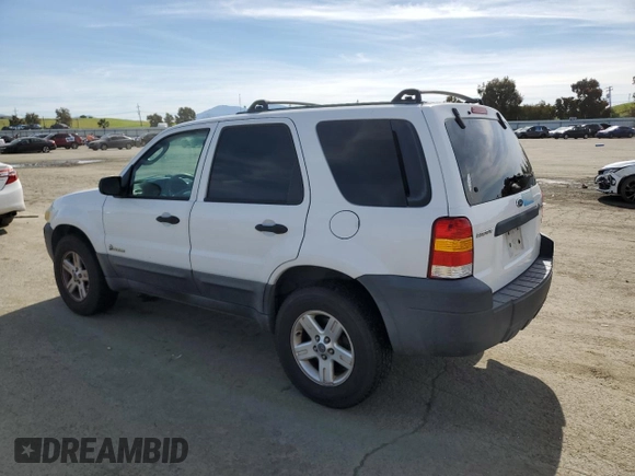 2006 Ford Escape Hybrid with VIN 1FMCU96H86KA13865, listed as a Copart auction lot 45927815 with 152,851 mi miles and Clean Title. Bid and sale history available at carsss.com. Image 2.