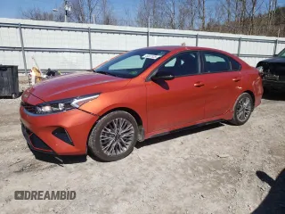 2023 Kia Forte GT-Line with VIN 3KPF54AD8PE652225, listed as a Copart auction lot 49837535 with 6,628 mi miles and Salvage Title. Bid and sale history available at carsss.com. Image 1.
