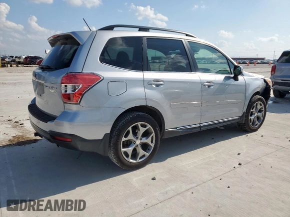 2015 Subaru Forester Touring with VIN JF2SJAWC0FH529845, listed as a Copart auction lot 61147525 with 75,686 mi miles and Salvage title. Bid and sale history available at DreamBid. Image 3.