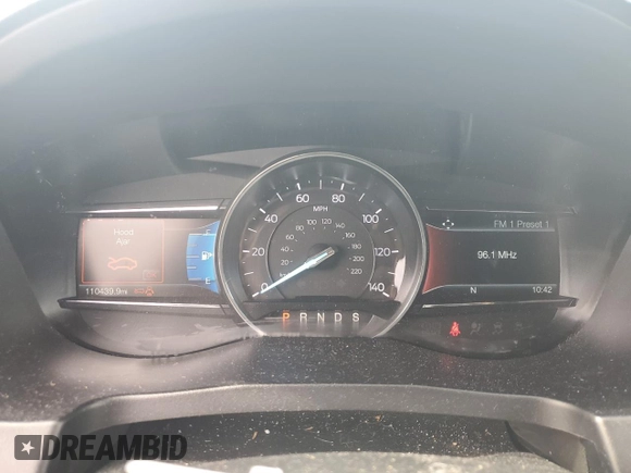 2017 Ford Explorer XLT with VIN 1FM5K8D88HGD74448, listed as a Copart auction lot 57061275 with 110,439 mi miles and Salvage title. Bid and sale history available at DreamBid. Image 9.