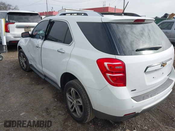 2016 Chevrolet Equinox LTZ with VIN 2GNFLGEK1G6191313, listed as a IAAI auction lot 41746077 with 161,904 mi miles. Bid and sale history available at carsss.com. Image 3.